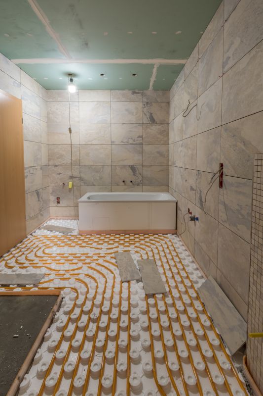 Bathroom Featuring Heated Flooring