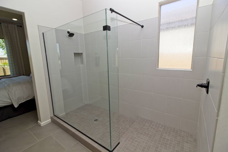 Modern Walk-in Shower Design Ideas with Glass Panels